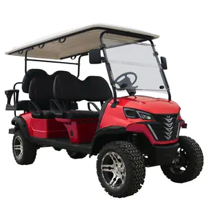 China High Popularity Golf Cart Hunting Supplier 4+2 Seats FORGE-H4+2 Golf Carts Electric Cheap Electric Vehicle