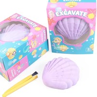 Coquillage de mer pierre enfants artisanat sirène bricolage Kit de fouilles archéologiques creuser ensemble de jouets pour enfants jouets pour enfants
