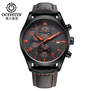 OCHSTIN 043 Wholesale Orange Gents Quartz <strong>Watch</strong> <strong>Activity</strong> PU Leather Band Waterproof Luminous 24 Hour Date Display Reloj <strong>Watch</strong> - Product Image 3