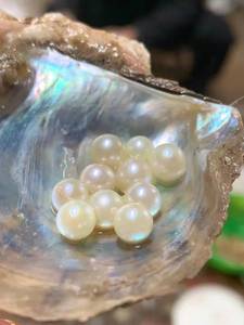 Perle d'Acqua Dolce Naturali 0,8mm Semi-Forate 4mm-10mm Bianche Qualità 3A Perle Sciolte per Gioielli - Product Image 4