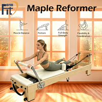 Formfit Commercial Maple Wood Pilates Reformer - Équipement de studio de Pilates durable et réglable