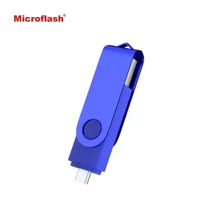 Microflash 4GB 8GB 16GB 32GB 64GB 128GB 256GBタイプC OTGUSBフラッシュドライブ (携帯電話ペンドライブ用)