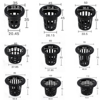 Pots en filet perforé en plastique pour hydroponie A3, pots ronds en filet, paniers de culture hydroponique pour plantes