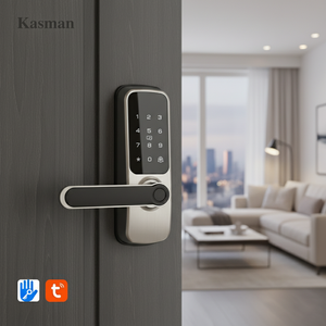 Kasman nguồn giá Mỹ phong cách khóa cửa giá nhà vân tay tuya ttlock khóa cửa thông minh cửa trước - Product Image 1