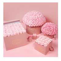 Rose Éternelle en Tête de Champignon pour le Nouvel An Chinois, la Saint-Valentin, la Fête des Mères, Cadeau pour Filles, Rose de Confession, Bouquet Câlin