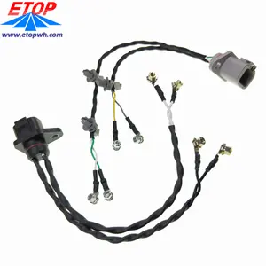 Custom DTP04 Connector Automobile Wire Harnesses for trailer Heat Resistant system