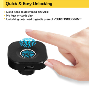 Serrure Intelligente <span class=keywords><strong>de</strong></span> Tiroir en Gros, Verrou Intelligent pour Armoire Rechargeable par USB, Serrure <span class=keywords><strong>de</strong></span> Tiroir à Empreinte Digitale Sécurisée et Anti-Enfant - Product Image 6