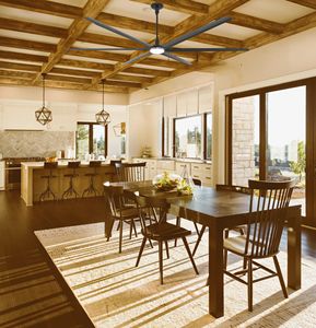 Ventilateur <span class=keywords><strong>de</strong></span> plafond intelligent Aipukeji avec éclairage LED, 6 pales réversibles, télécommande, <span class=keywords><strong>contrôle</strong></span> par application, commande vocale, faible bruit, pour maison et garage - Product Image 6