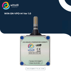 Capteur intelligent de température et d'humidité VPD avec communication Modbus RTU pour la surveillance des serres et l'agriculture de précision - Product Image 3
