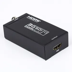 Mini 3G HD MI a SDI 1080P SDI a HD MI Adaptador microconvertidor de video con detección automática de formato de audio de alimentación para cámara