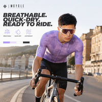 Maillot de cyclisme personnalisé pour homme, imprimé par transfert thermique, manches courtes, séchage rapide, anti-UV, respirant, grandes tailles, OEM, maillot de vélo de route