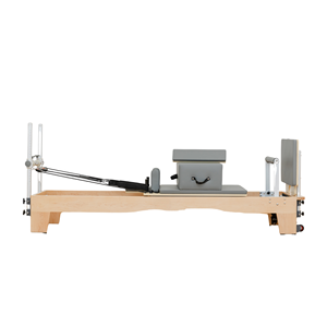 Macchina <span class=keywords><strong>Pilates</strong></span> <span class=keywords><strong>Reformer</strong></span> Regolabile in Legno d'Acero di Alta Qualità e Durevole, Design Ecologico, <span class=keywords><strong>Benefici</strong></span> per la Salute, Garanzia di 5 Anni - Product Image 1