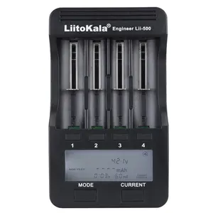 Liitokala lii-500 18650/26650 리튬 배터리 충전기 서브 용량/LCD 액정 디스플레이