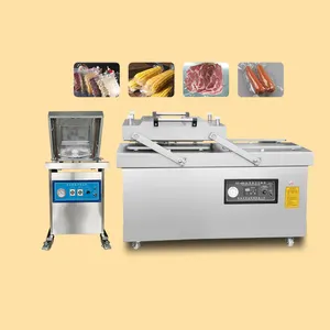 AICNPACK automatisch DZ7002S Pizza kaviar Große Stücke Rindfleisch futter Vakuum verpackungs maschine