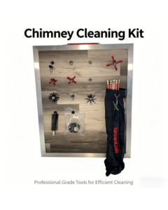 Kit <span class=keywords><strong>de</strong></span> nettoyage <span class=keywords><strong>pour</strong></span> cheminée : brosses et bâtons <span class=keywords><strong>de</strong></span> nettoyage <span class=keywords><strong>pour</strong></span> foyer et cheminée - Product Image 4