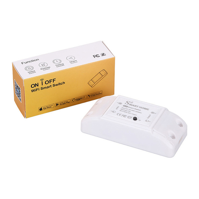 Wifi Switch Power Smart Socket Timing Mini DIY Smart Wifi Controller Home Tuya APP 10A for Alexa Google