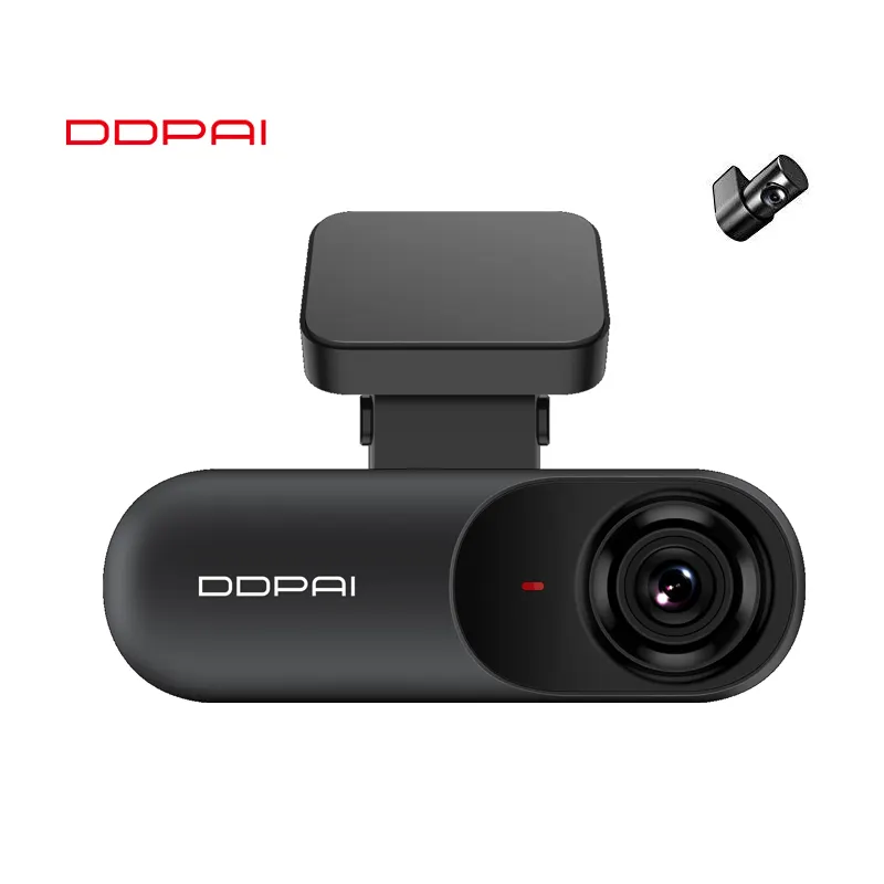 Meest Populaire Ddpai N3 Pro 128Gb Voor 1600P / 2.5K Achter 1080P Full Hddash Cam Fhd Auto Recorder Black Box Dashcam