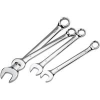 Llave Combinada Elíptica de Acero CRV de 7-22 mm, Llave Métrica Completamente Pulida para Reparaciones Industriales