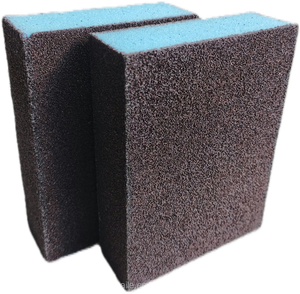 Chất Lượng Tốt Nhà Bếp Gỉ Làm Sạch Emery Miếng Bọt Biển Carborundum Miếng Bọt Biển Chậu Chảo Món Ăn Scrubber Bàn Chải - Product Image 1