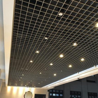 Plafond en grille perforée en alliage d'aluminium personnalisé avec un design moderne, caractéristiques ignifuges et imperméables pour une utilisation en intérieur