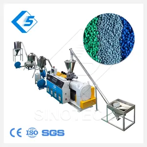Línea de producción de máquina granuladora de anillo de agua de reciclaje de gránulos de PVC blando SINO 500-700 kg/h en China