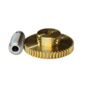 Độ chính xác cao <span class=keywords><strong>CNC</strong></span> gia công nhỏ Worm Drive bánh vít trục bánh xe thiết lập involute răng hồ sơ hobbed bởi nhà máy Trung Quốc - Product Image 1