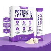 Complément alimentaire quotidien pour la santé intestinale, poudre postbiotique pour adultes, bien-être du microbiome, soutien digestif, sachet individuel, marque privée