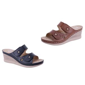 Sandalias de Plataforma de PU para <span class=keywords><strong>Mujer</strong></span>, Moda 2026, Económicas, Elegantes, Verano - Product Image 3