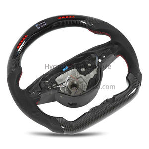 Volant LED en fibre de carbone <span class=keywords><strong>prix</strong></span> usine pour Mercedes Benz W204 W205 W211 C63 <span class=keywords><strong>AMG</strong></span> W222 GLE <span class=keywords><strong>CLA</strong></span> volant de voiture - Product Image 5