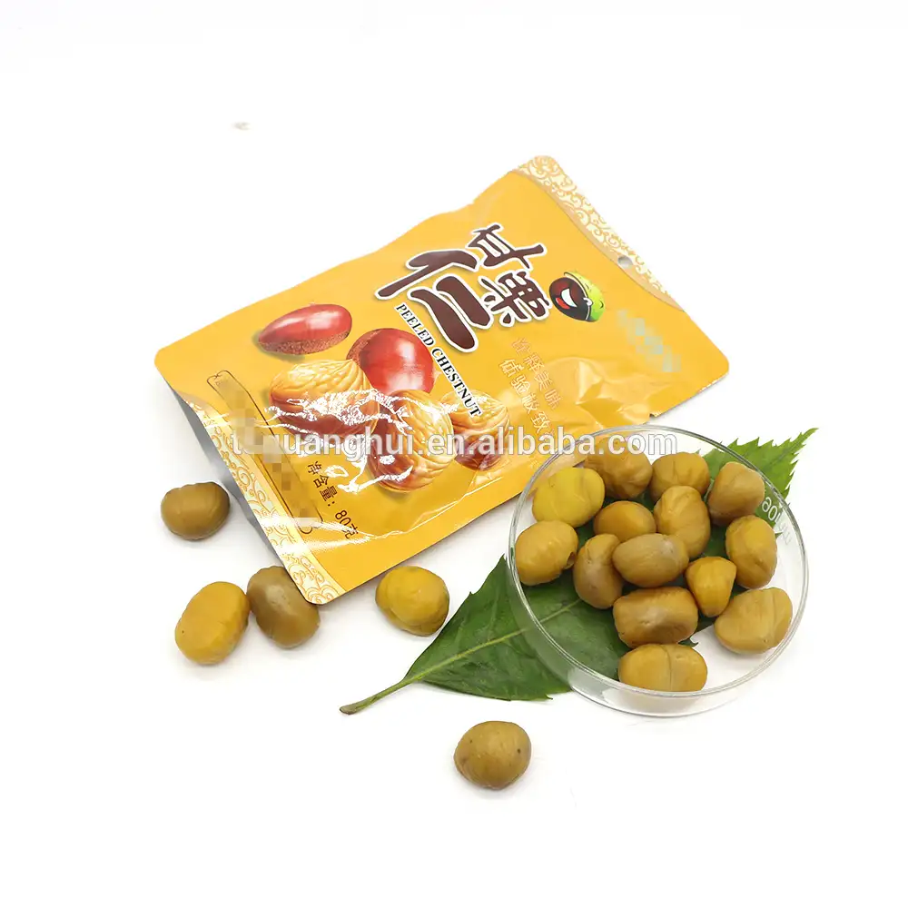 Chinese wholesale export grade natural organic sweety fresh peeled chestnuts