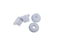 Capuchon à vis anti-effraction et anti-vol en PP noir de 31,5 mm avec insert verseur pour bouteilles de boissons liquides