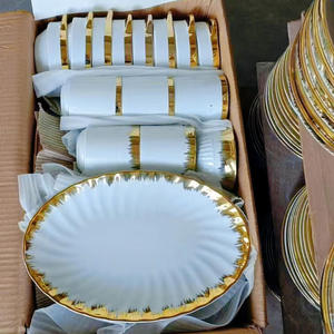 Service de vaisselle en céramique blanche écologique, directement de l'usine, assiettes et bols en porcelaine personnalisables, vente en gros à prix abordable - Product Image 3