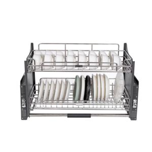 Kitchen Pull Out Spice Pack Basket <b>Vegetable</b> <b>Storage</b> Pull Out Stainless Steel Baskets Drawer Pull Out Spice Pack - Product Image 2