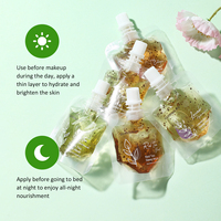 Lot de 5 masques de sommeil naturels comprenant du thé rouge Rose citron thé vert et lavande hydratant rafraîchissant GUOYAOLIFU ensemble de masques de sommeil