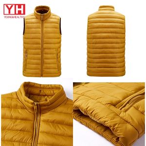 Gilet Invernale da <span class=keywords><strong>Uomo</strong></span> Personalizzabile con Logo, Giacca Senza Maniche Imbottita con Colletto - Product Image 2