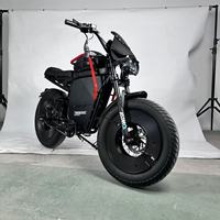 Vélo de montagne électrique Black Warrior 48V 500W sans balais 7 vitesses 13AH Lithium Cadre en alliage d'aluminium Suspension avant/arrière