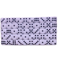 Dés miniatures personnalisés en vrac, 10 mm, coins carrés en plastique, dés D6, dés à points pour jeux de casino et jeux de société