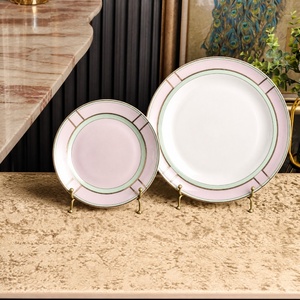 8+10-Inch Eco-Friendly <b>Disposable</b> Ceramic Tray for Party Sushi <b>Barbecue</b> Cake Dessert Pastry Dishes & Plates - Product Image 2