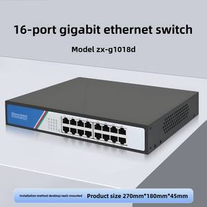 Commutateur réseau Gigabit 16 ports, fabricant d'origine, <span class=keywords><strong>switch</strong></span> <span class=keywords><strong>Ethernet</strong></span> 1000 Mbps avec surveillance de bande passante pour le réseau domestique - Product Image 6