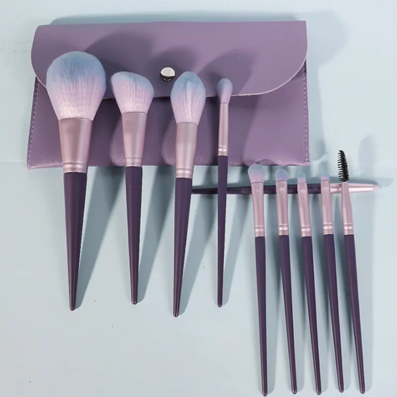 Ziyun 10 Makeup Brushes Set Eyeshadow Loose Powder High Gloss Concealer High Quality Professional Beauty Tool