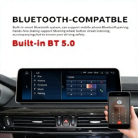 Sistem Navigasi GPS Layar Sentuh HD 10,25 inci Kompatibel dengan CarPlay & Android Auto untuk BMW X5 F15/X6 F16 dengan WiFi dan GPS Terintegrasi