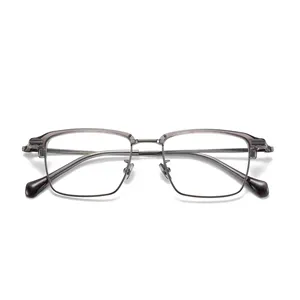 Benyi Hot Sale Premium Acetate Optical Frames Custom Logo 5 Colors In Stock Reading Glasses Eyeglasses