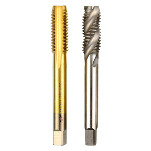 Straight Groove Spiral Machine <b>Taps</b> M3 M4 M5 M6 M8 M10 M12 For <b>Threading</b> Machine Nonferrous Metals Bright Finish - Product Image 1
