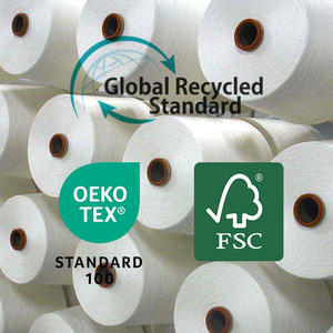 30S/2 染色可能 カスタムカラー 100% 純綿紡績糸 OEKO-TEX ナチュラルコットン糸 環境に優しい セーター・スカーフ用 - Product Image 2