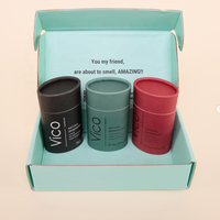 Conteneur vide de bâton de déodorant de forme ovale 75g Push up Tube de baume à lèvres