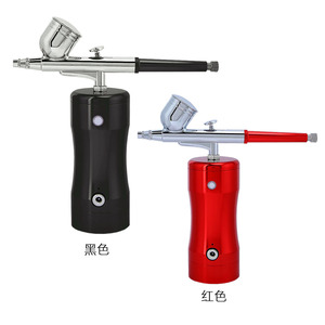 Kit aérographe portable mini avec compresseur, alimentation USB, alimentation par gravité, double action, vitesse réglable, outil de maquillage - Product Image 3