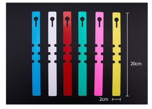 20X2Cm Thẻ Đánh Dấu Cây Khóa Vòng Thẻ Cây Thẻ Ươm Nhãn Cây Bằng Nhựa Bọc Xung Quanh Thẻ Treo Cho Vườn - Product Image 5