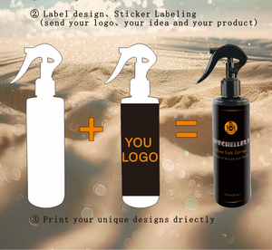 Produits de coiffage pour hommes pour salon de barbier, spray coiffant au sel marin à tenue forte pour cheveux naturels secs, marque privée - Product Image 3
