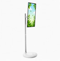 Téléviseur intelligent LCD 43/32 pouces à fixation au sol, indice de protection IP65, haut-parleurs intégrés, pour extérieur/intérieur, ascenseur d'aéroport, écran tactile, basé sur le cloud