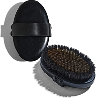 Brosse corporelle en bois naturel de qualité supérieure, à marque privée, pour brossage à sec de la peau, brosse de bain